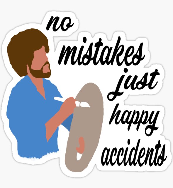 Happy Accidents Sticker