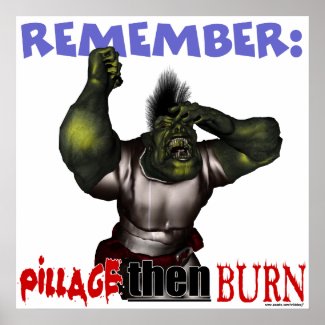 Pillage Then Burn Poster