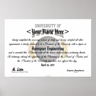 University Of Jupiter Diploma