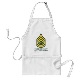 Army Grill Sargeant Apron